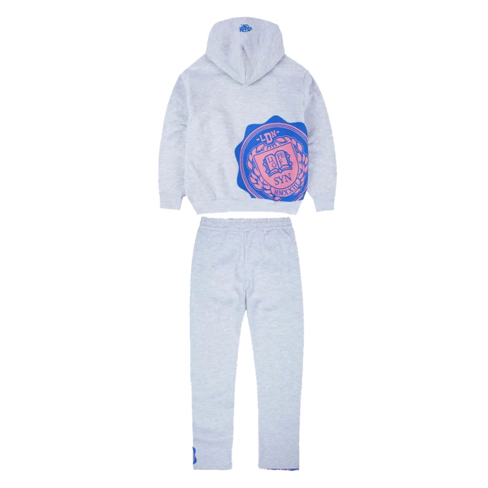 COLLEGE TRACKSUIT – GREY back