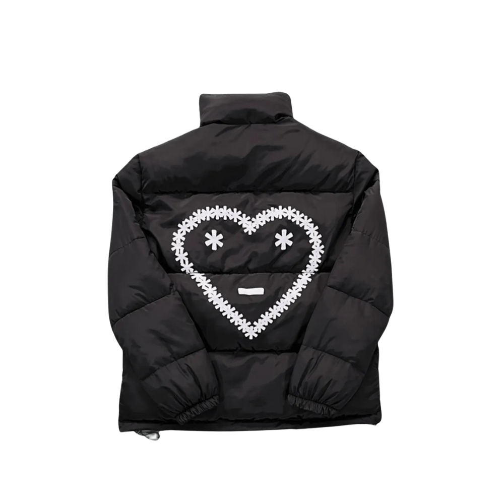 Carsicko Black Puffer Jacket back