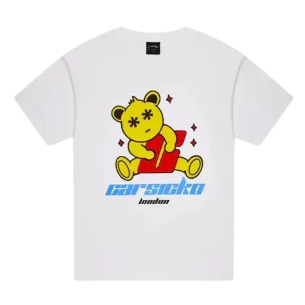 Carsicko FTP Bear Graphic Tee White