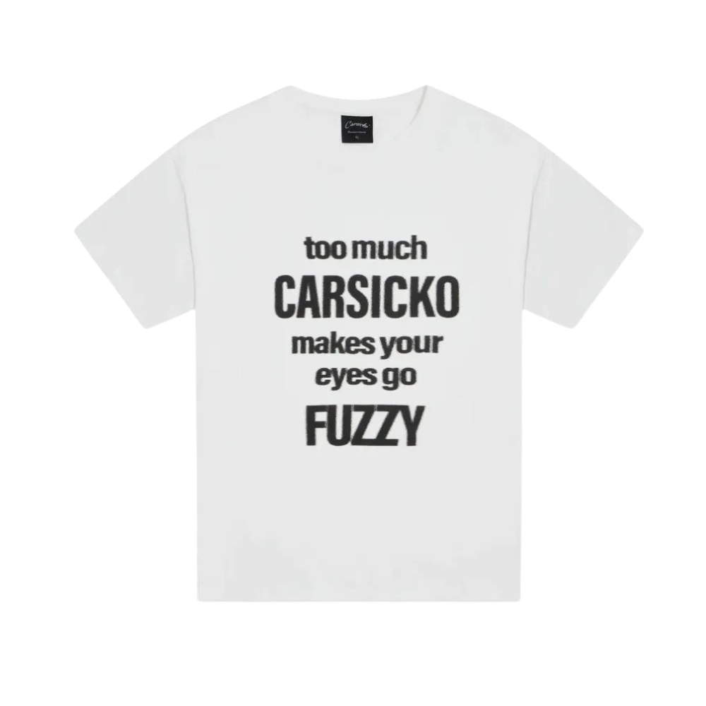 Carsicko FTP Fuzzy Tee White