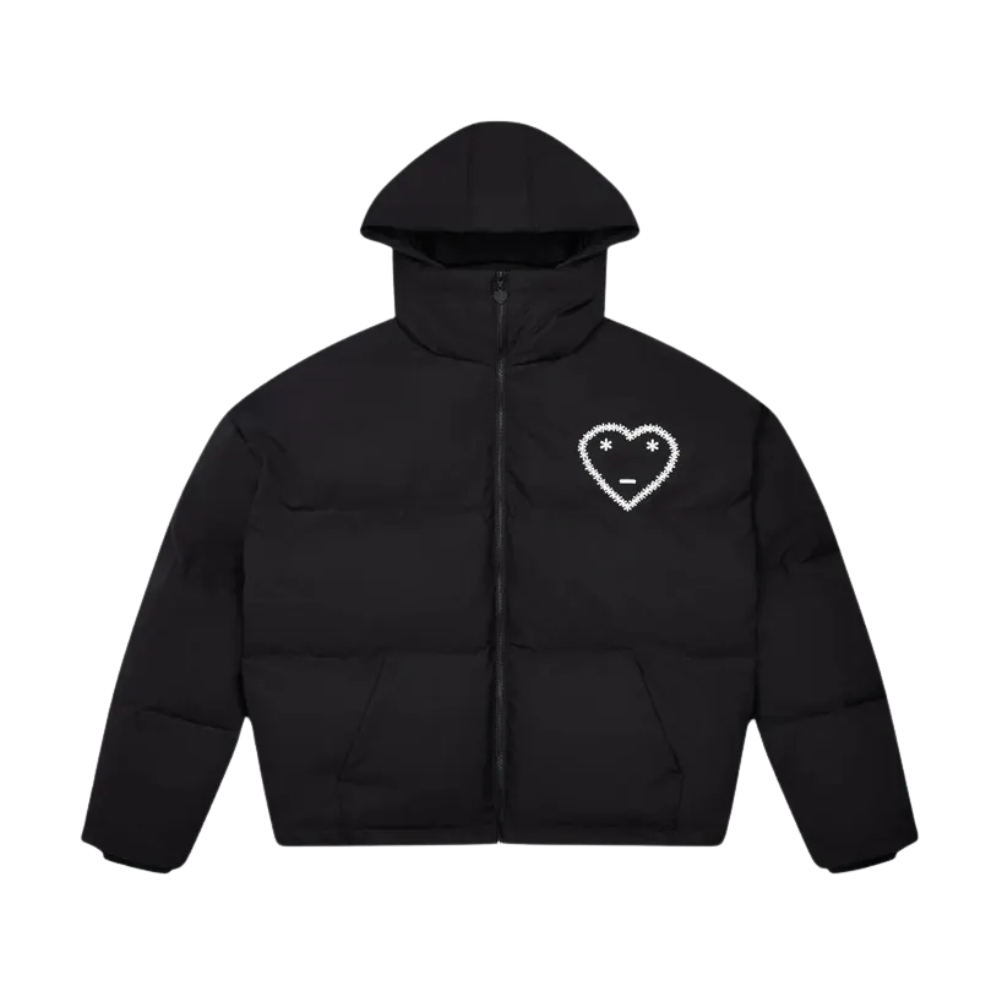 Carsicko Logo Puffer Jacket Black