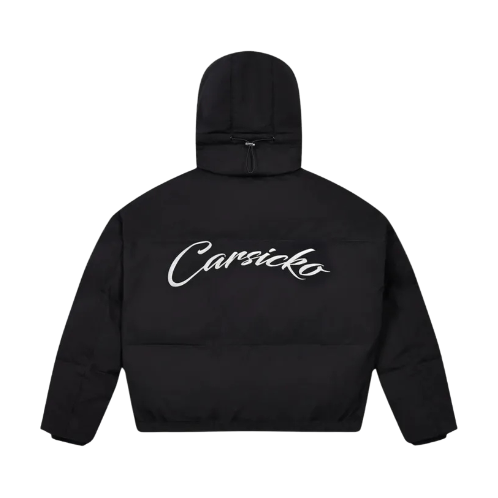 Carsicko Logo Puffer Jacket Black Back