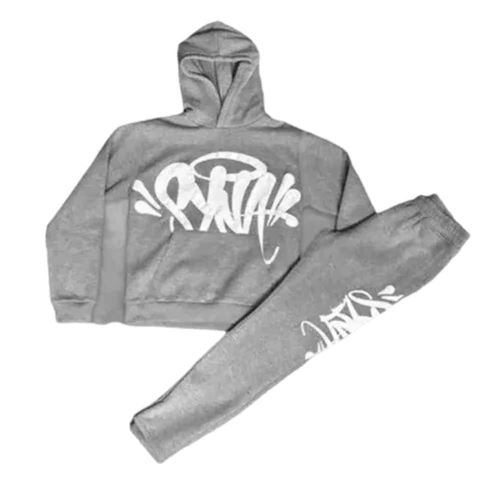 SYNA WORLD TEAM SYNA TRACKSUIT MARL GREY/WHITE
