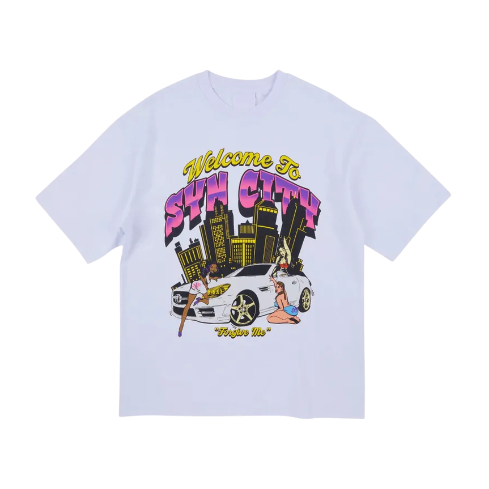 Syna T-Shirt White Syn City