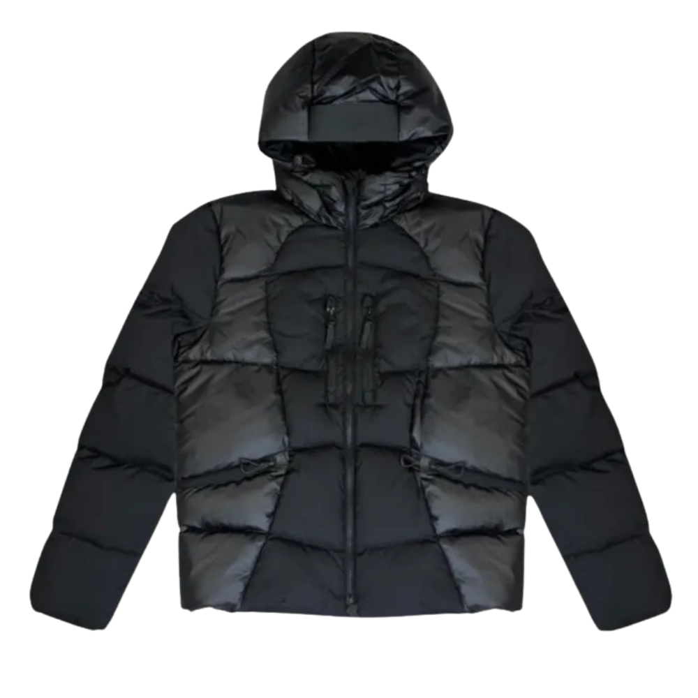 Syna Wave Puffer Jacket Black