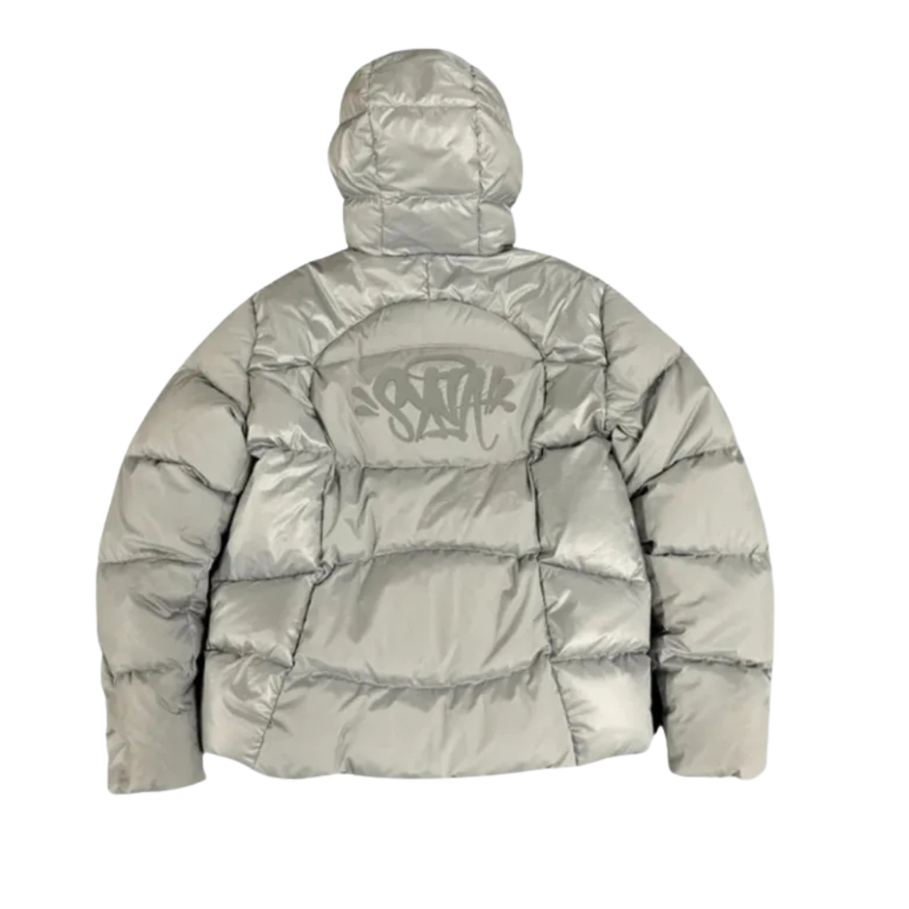Syna Wave Puffer Jacket Grey