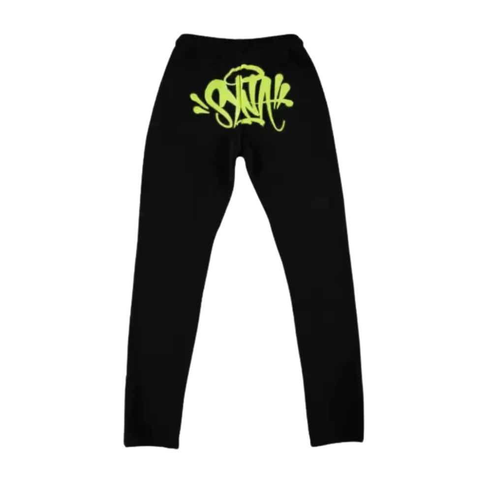 Syna World "Syna Logo" OG Tracksuit- Black/Green trouser
