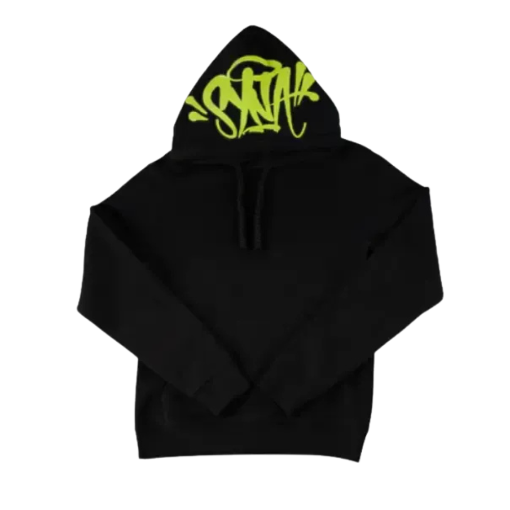 Syna World "Syna Logo" OG Tracksuit- Black/Green trouser hoodie