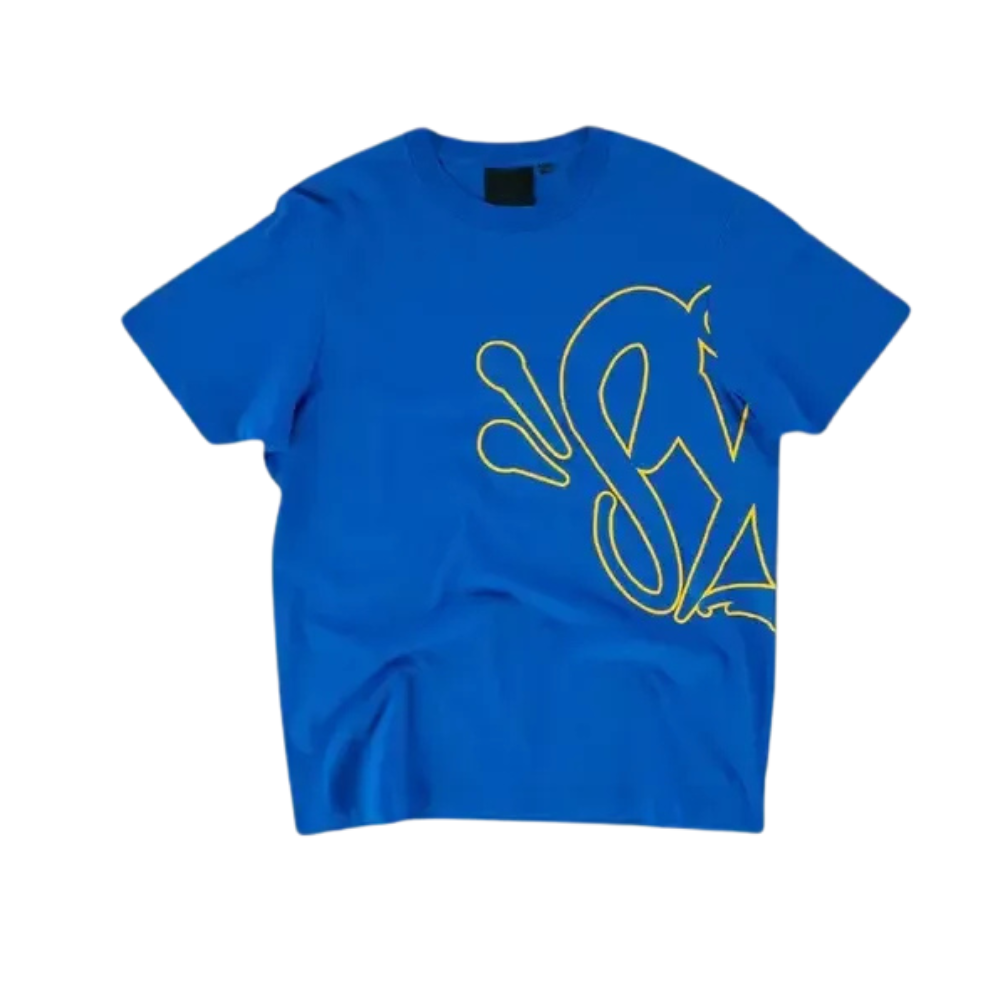 Synaworld Syna Logo Twinset Cobalt short shirt