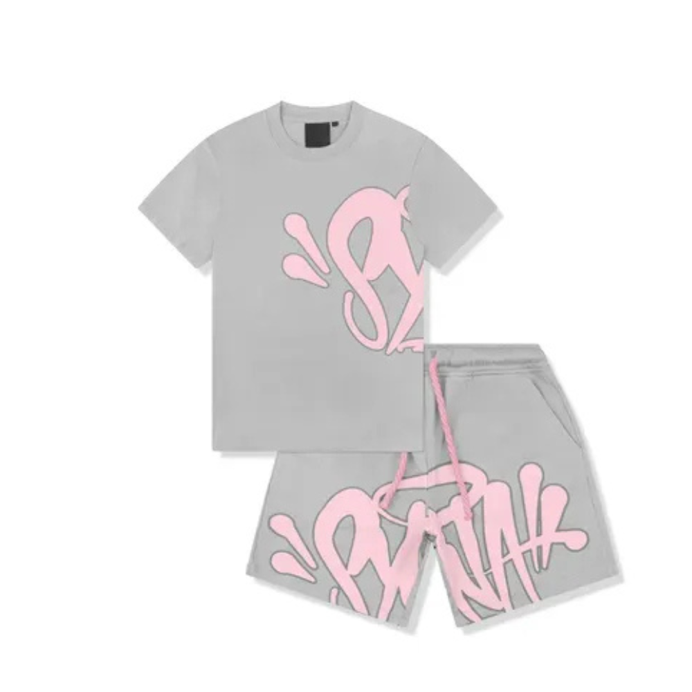 Synaworld Syna Logo Twinset Grey/Pink