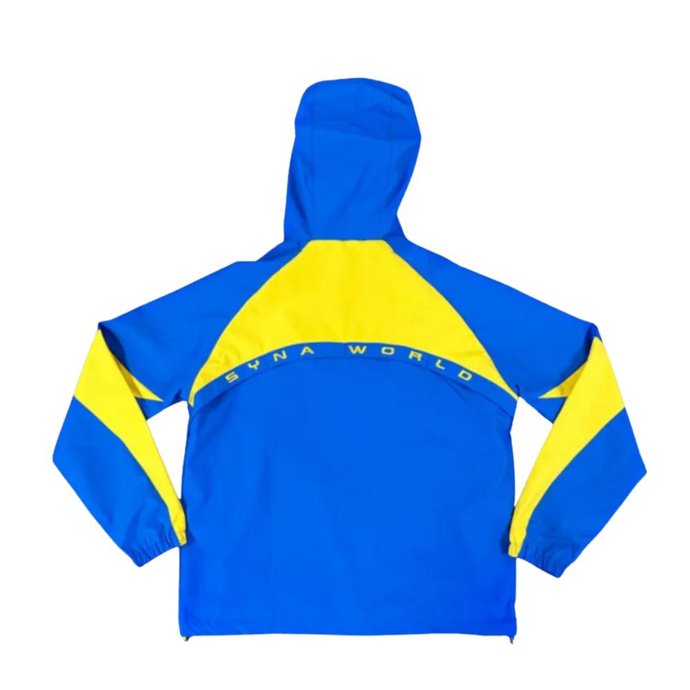 VORTEX WOVEN BLUE & YELLOW JACKET back